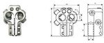 Zacisk transformatora  TOGA 1/M12/U (BK 6102)